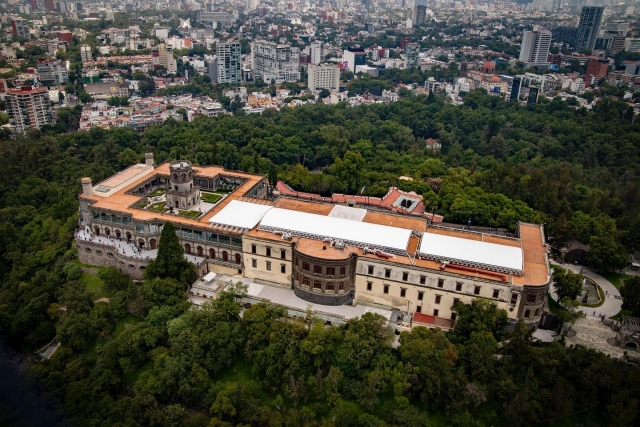 Vistas hacia el castillo