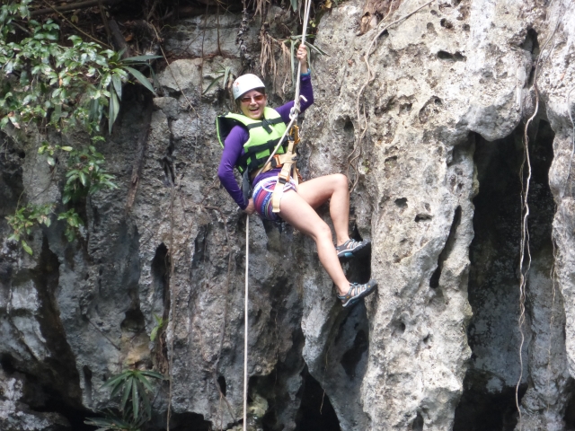 Practicando rappel 