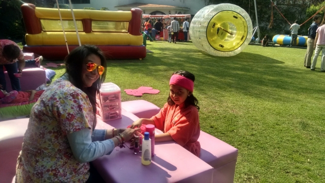 Cilindro zorbing en fiestas 