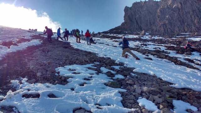 Montando al pico de orizaba 