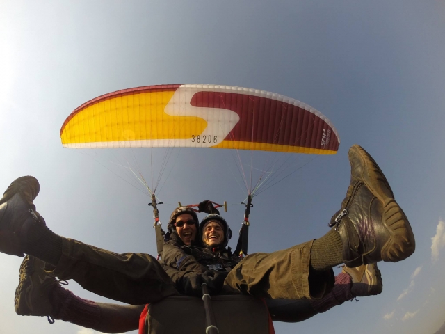 Vuelo en parapente 