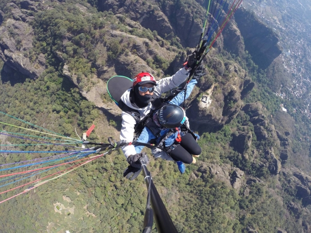 Vuelo en parapente 