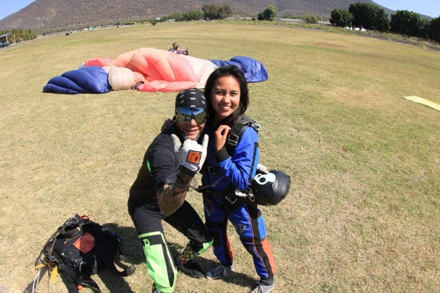 Salto de paracaidas en Guadalajara