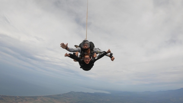 Emocionante caída libre