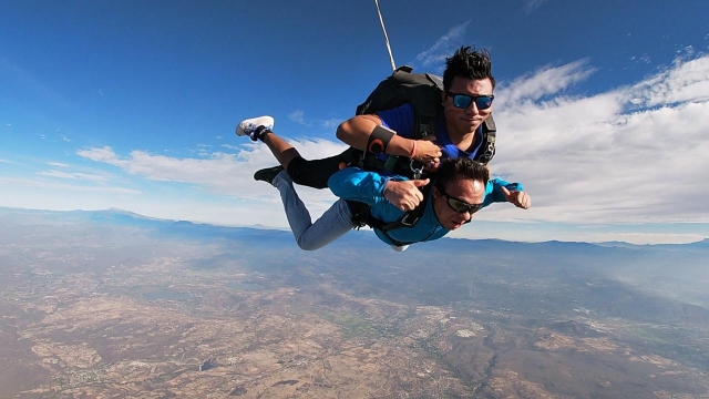 Sintiendo la adrenalina de saltar