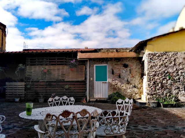 Terraza de hostal