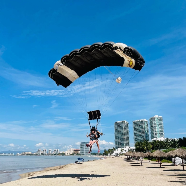 Aterrizando en la playa