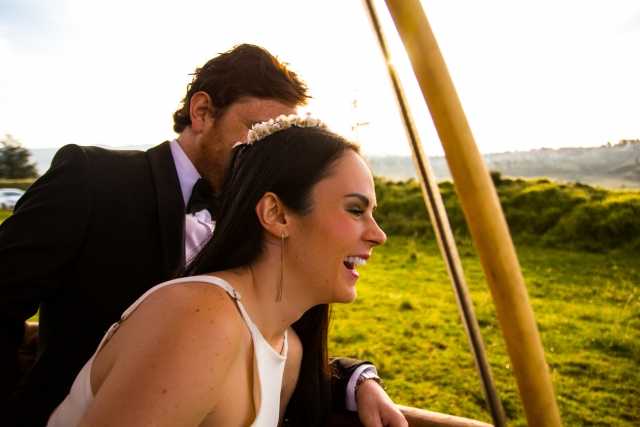 Paseo en globo para pedir matrimonio 