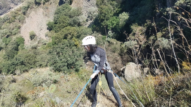 Practicando rappel 