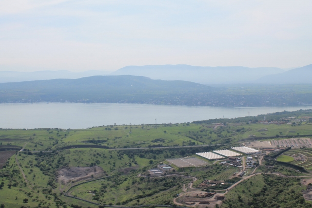 Vista hacia el lago