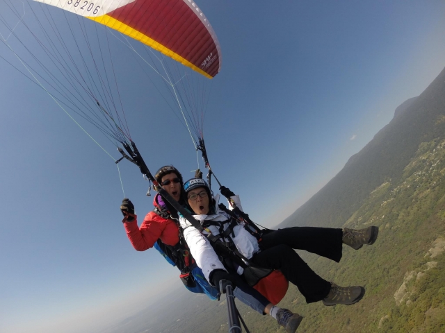 Vuelo con tandem en parapente 