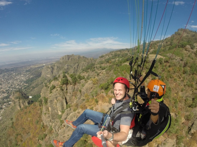 Vuelo en parapente
