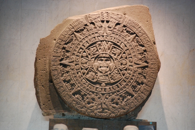 Calendario Azteca en el Museo