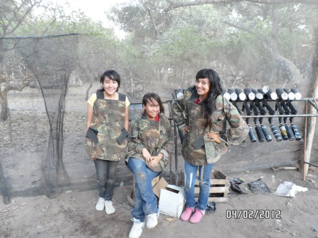 Partida de paintball 