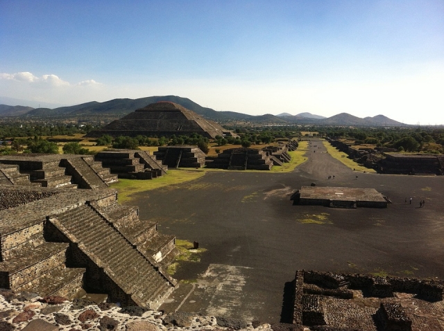 Paseo en globo sobre teotihuacan