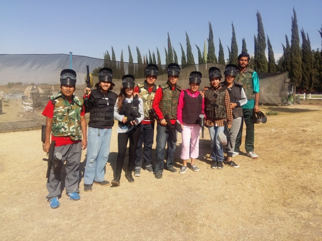 Paintball en grupo 
