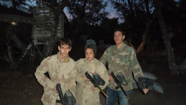 Partida de paintball 