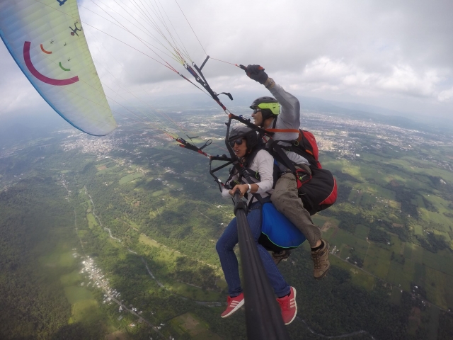 vuelo en parapente