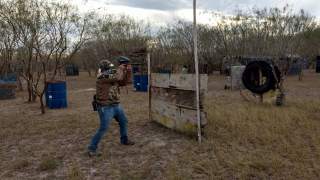 Diversion con paintball