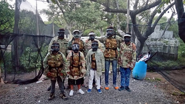 Con amigos 