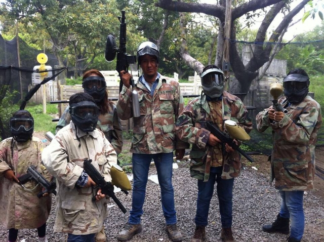 Practica de paintball
