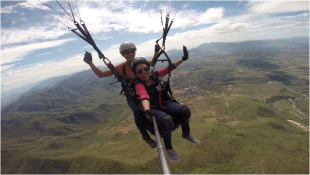 Parapente en colimón