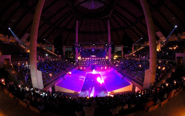 Espectaculo de luces y sonido