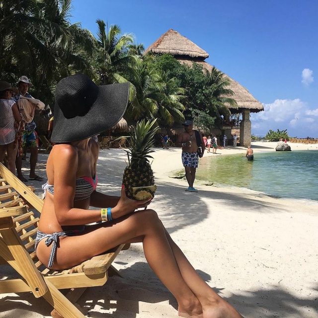 Disfrutando de xcaret 