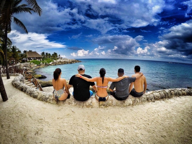 Visita con amigos 