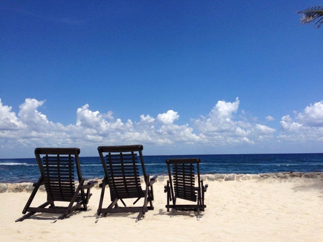 Cogiendo un descanso en xcaret