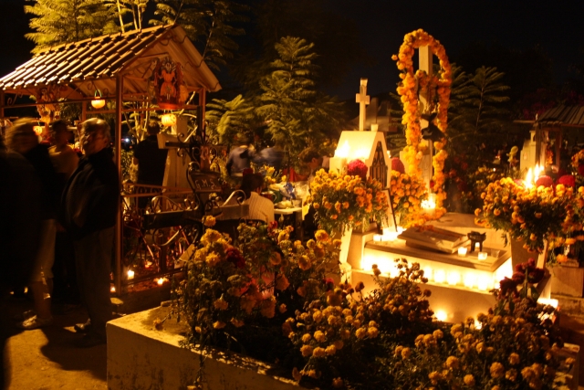Cementerio día de muertos