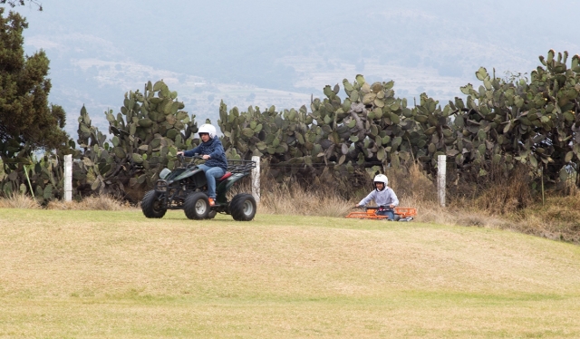 Diversion en la pista