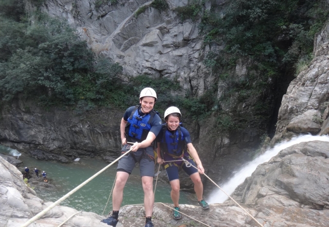 Rappel en cañon de matacanes