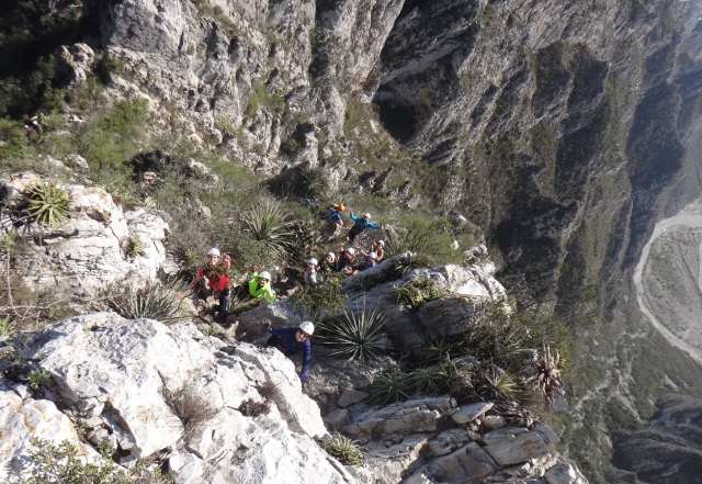 rappel y escalada