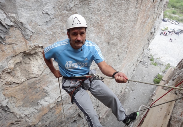 Rappel en cuevas de la virgen  