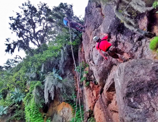 Escalada en valte de bravo