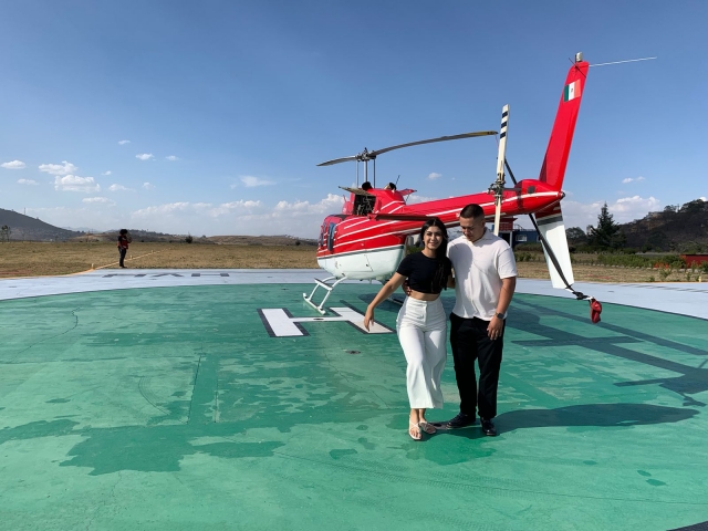Helicóptero para 2 personas