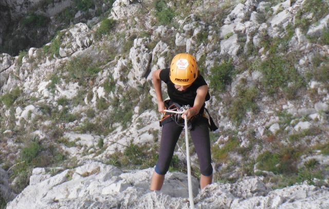 Rappel en el nido de los aguiluchos