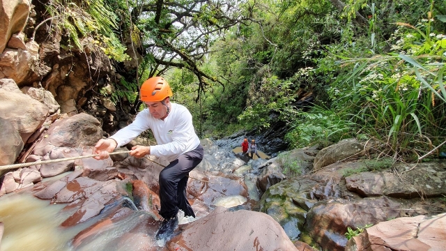 Llegando a la cima