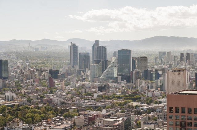Espectaculaternera vistas de la Ciudad de México 