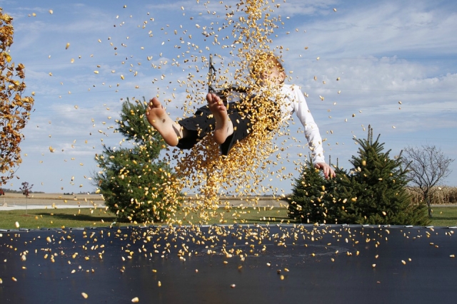 Diversión entre saltos