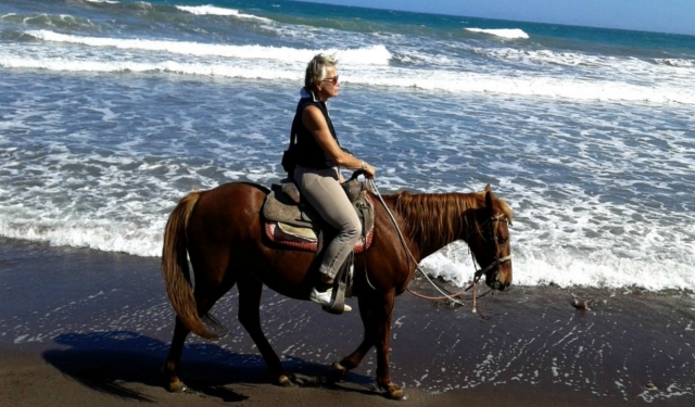 Ruta a caballo tranquila