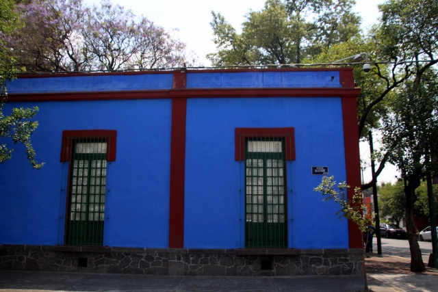 Fachada azul