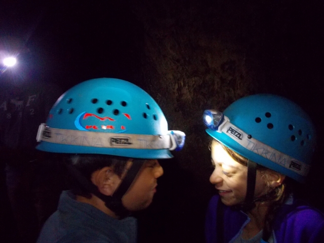 Espeleologia en pareja