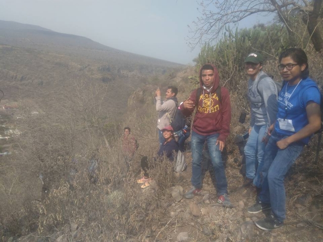 Ruta andando.