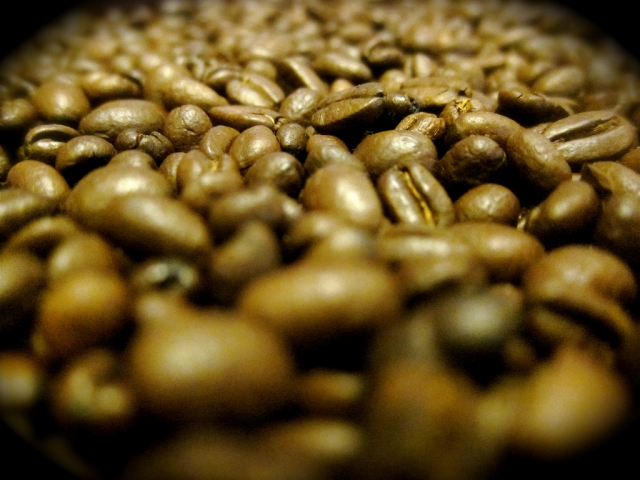 granos de cafe.