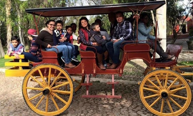 En el carruaje
