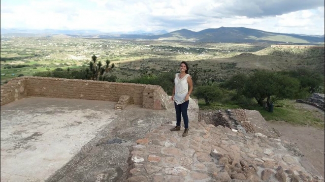 disfrutando de la visita guiada