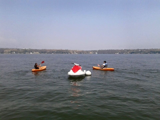 kayak en familia