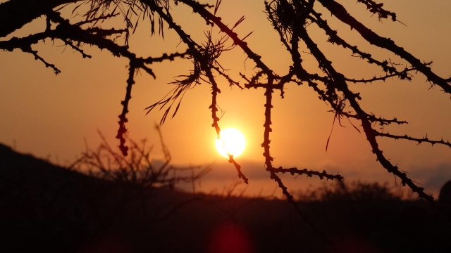 Hermoso amanecer en Huichapan